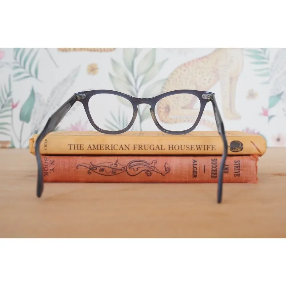 Vintage 1960s Cateye Eyeglasses Artcraft USA Rockabilly Pin Up Retro Academia